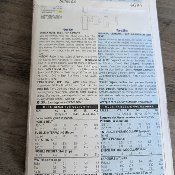 Butterick Pattern - Picture 2 of 2